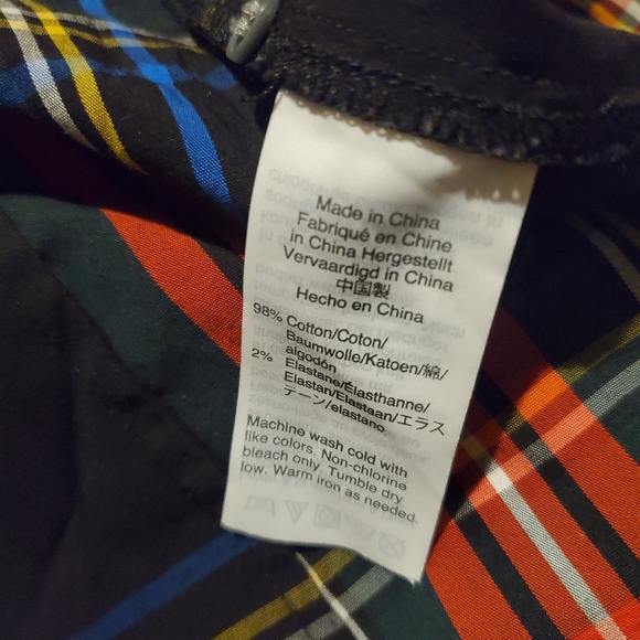 Slim-fit stretch cotton poplin shirt in Stewart tartan - Picture 6 of 8